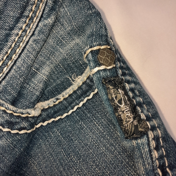 Silver Suki denim boot cut flare jeans 28 W - Picture 7 of 7